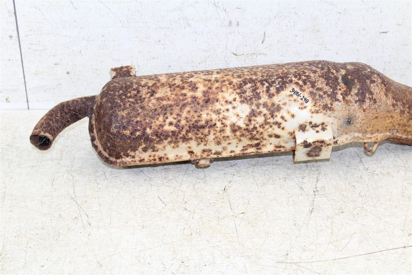 1991 Polaris Trail Boss 250 Exhaust Head Pipe Silencer Muffler 34159