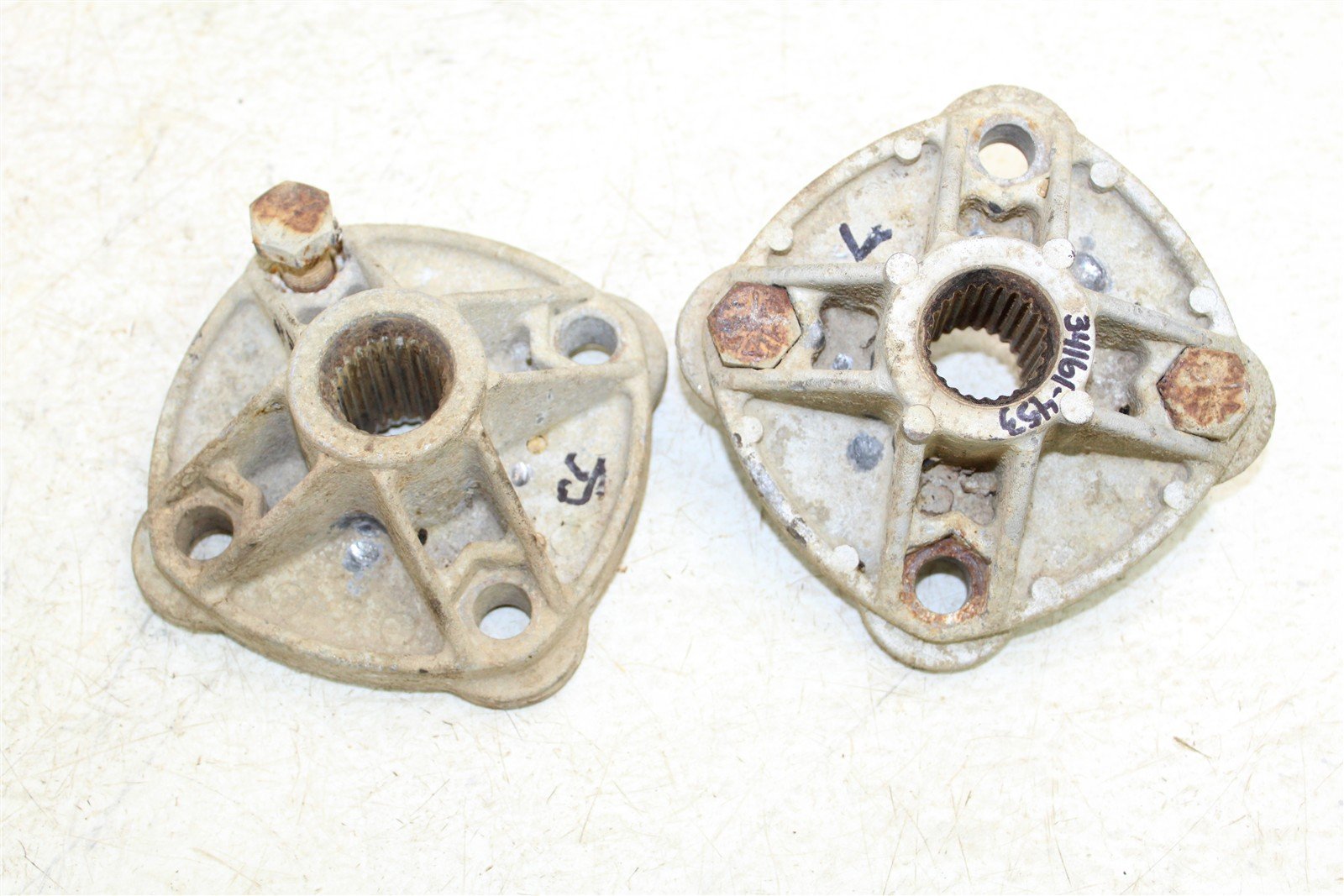 1991 Polaris Trail Boss 250 Rear Hubs Wheel Mounts 34159