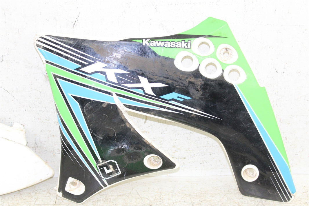 2009 Kawasaki KX 250F Fender Set Rear Number Plates Tank Shrouds 27039