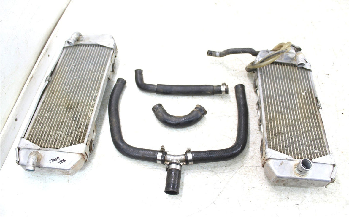 2009 Kawasaki KX 250F Radiators w/ Hoses Left Right 27039