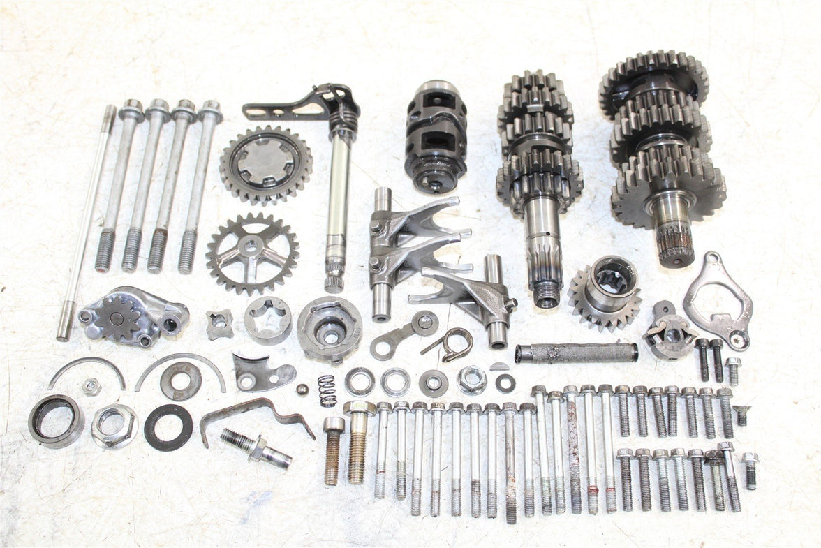 2009 Kawasaki KX 250F Transmission Gears Shaft Shift Drum 27039