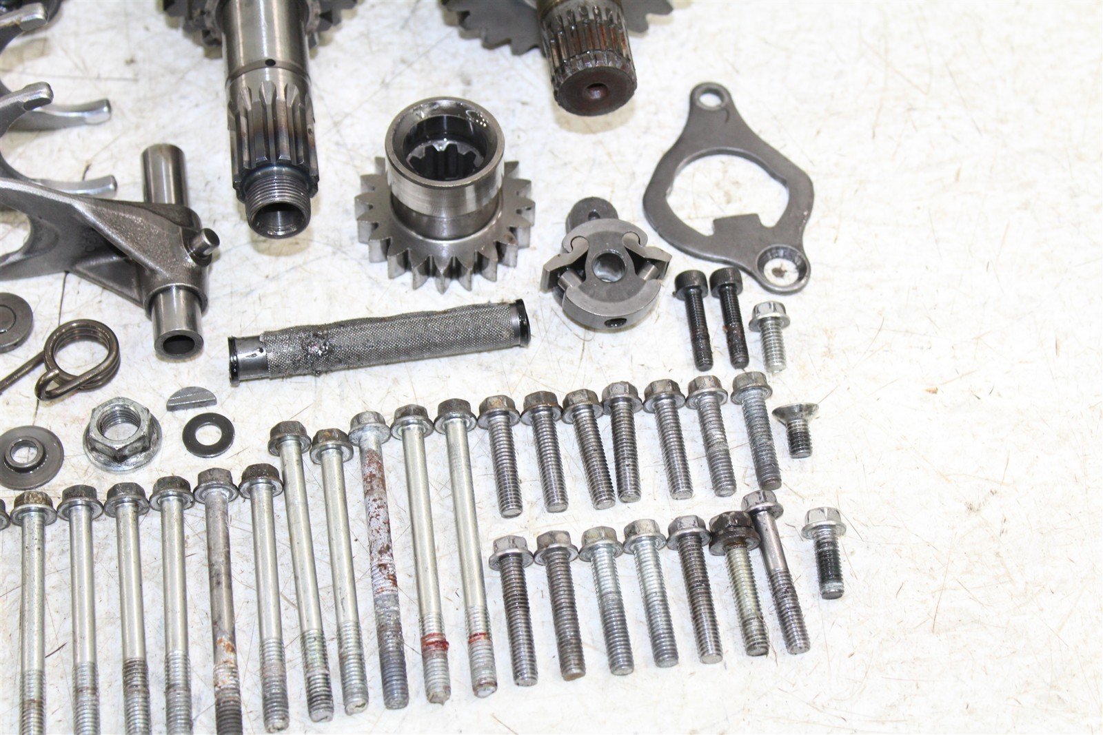 2009 Kawasaki KX 250F Transmission Gears Shaft Shift Drum 27039