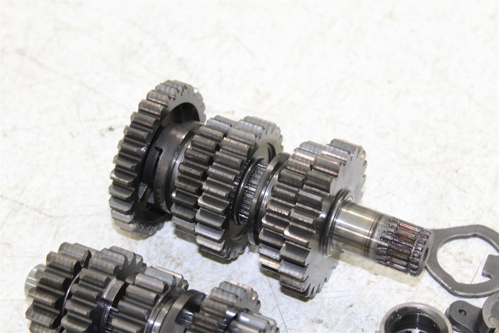 2009 Kawasaki KX 250F Transmission Gears Shaft Shift Drum 27039