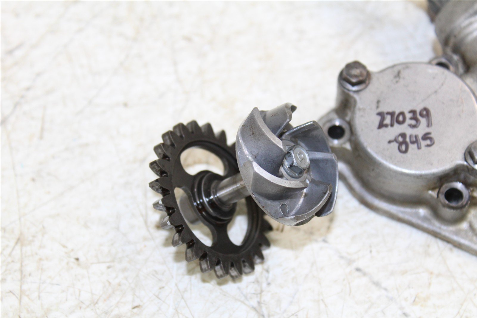 2009 Kawasaki KX 250F Water Pump Impeller Cover 27039