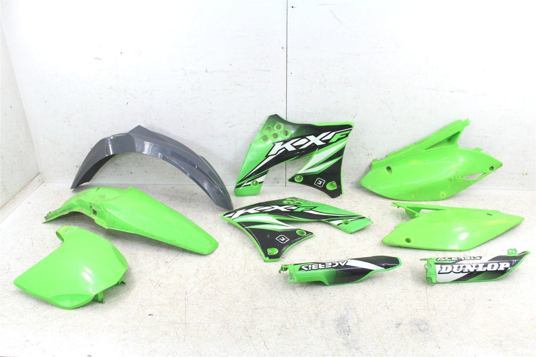 2009 Kawasaki KX 250F Fender Set Rear Front Number Plates Tank Shrouds 27039