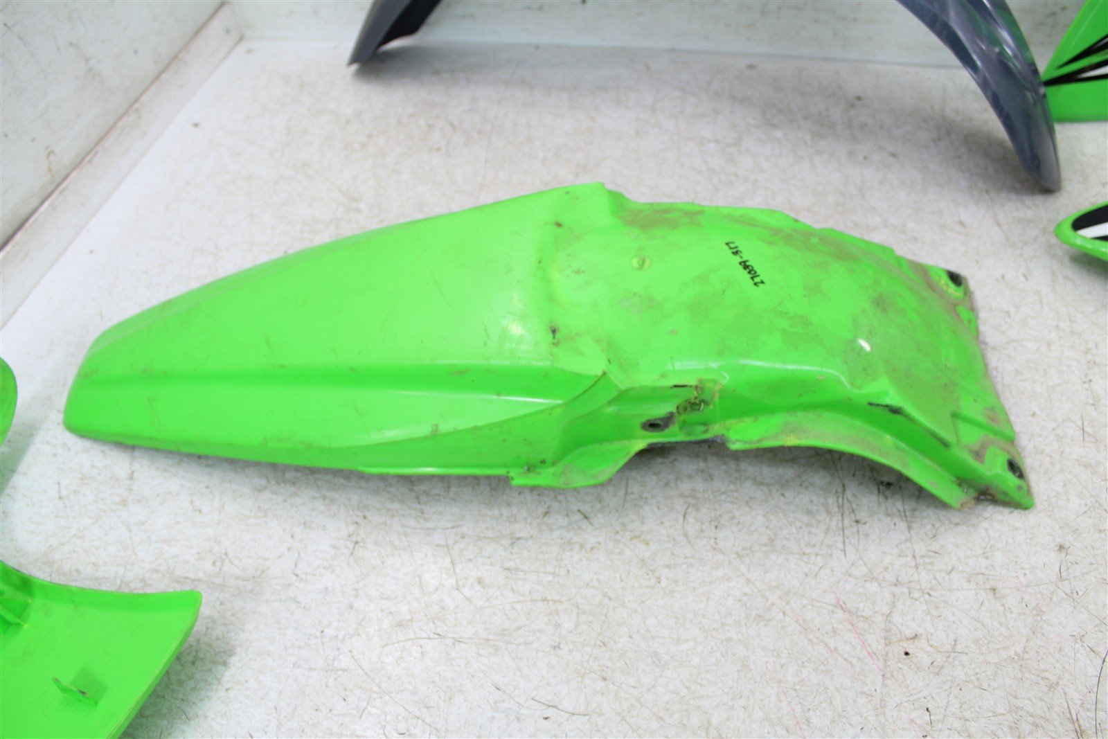 2009 Kawasaki KX 250F Fender Set Rear Front Number Plates Tank Shrouds 27039