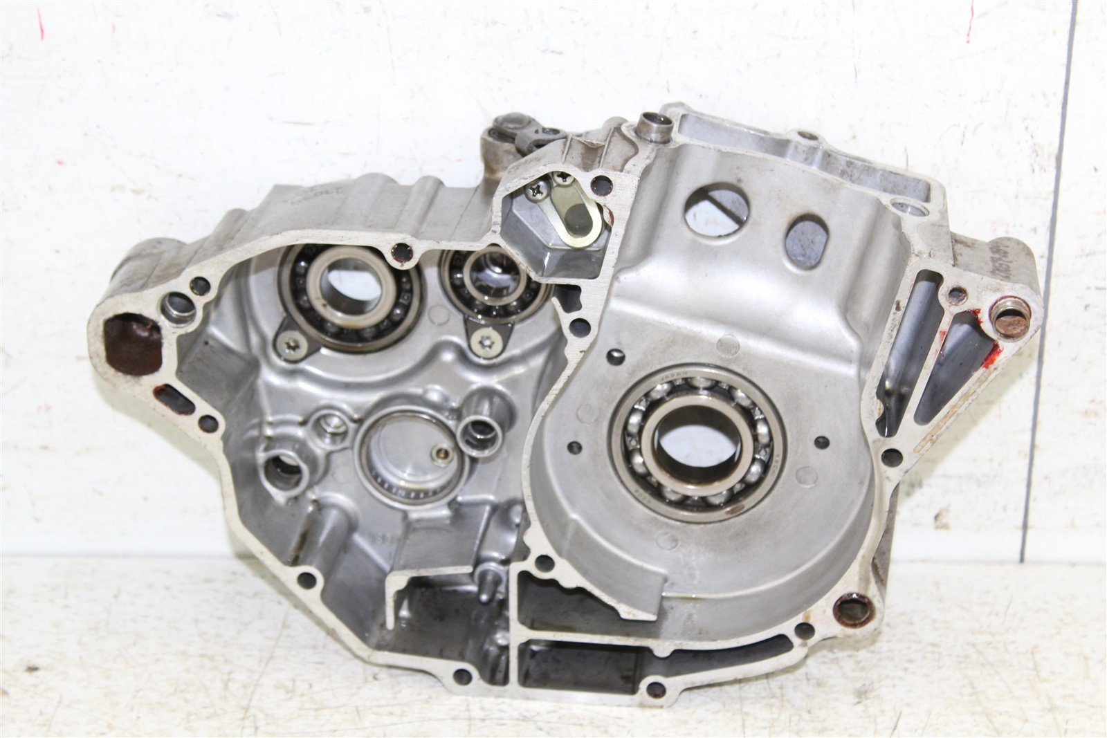 2009 Kawasaki KX 250F Engine Cases Crankcase Motor Left Right 27039