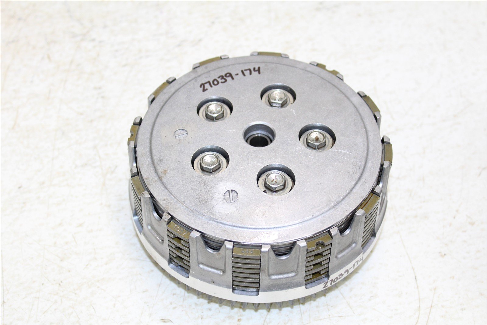 2009 Kawasaki KX 250F Clutch Basket Inner Hub Pressure Plate 27039