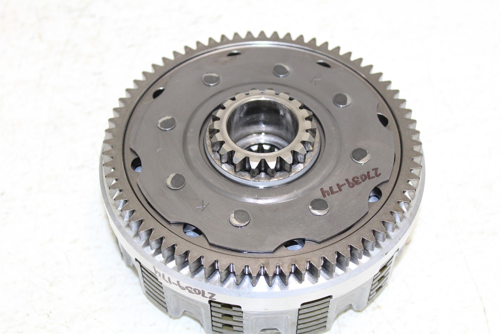 2009 Kawasaki KX 250F Clutch Basket Inner Hub Pressure Plate 27039