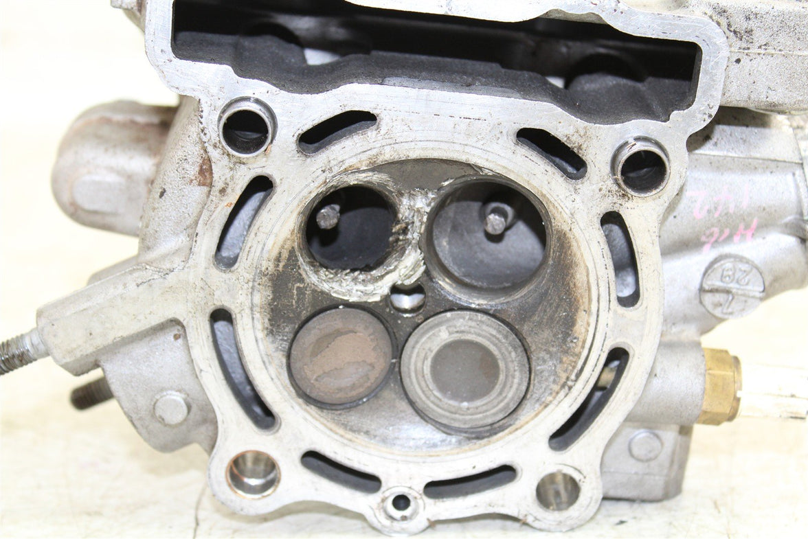 2009 Kawasaki KX 250F Cylinder Head Valve Cover NEEDS REPAIR 27039