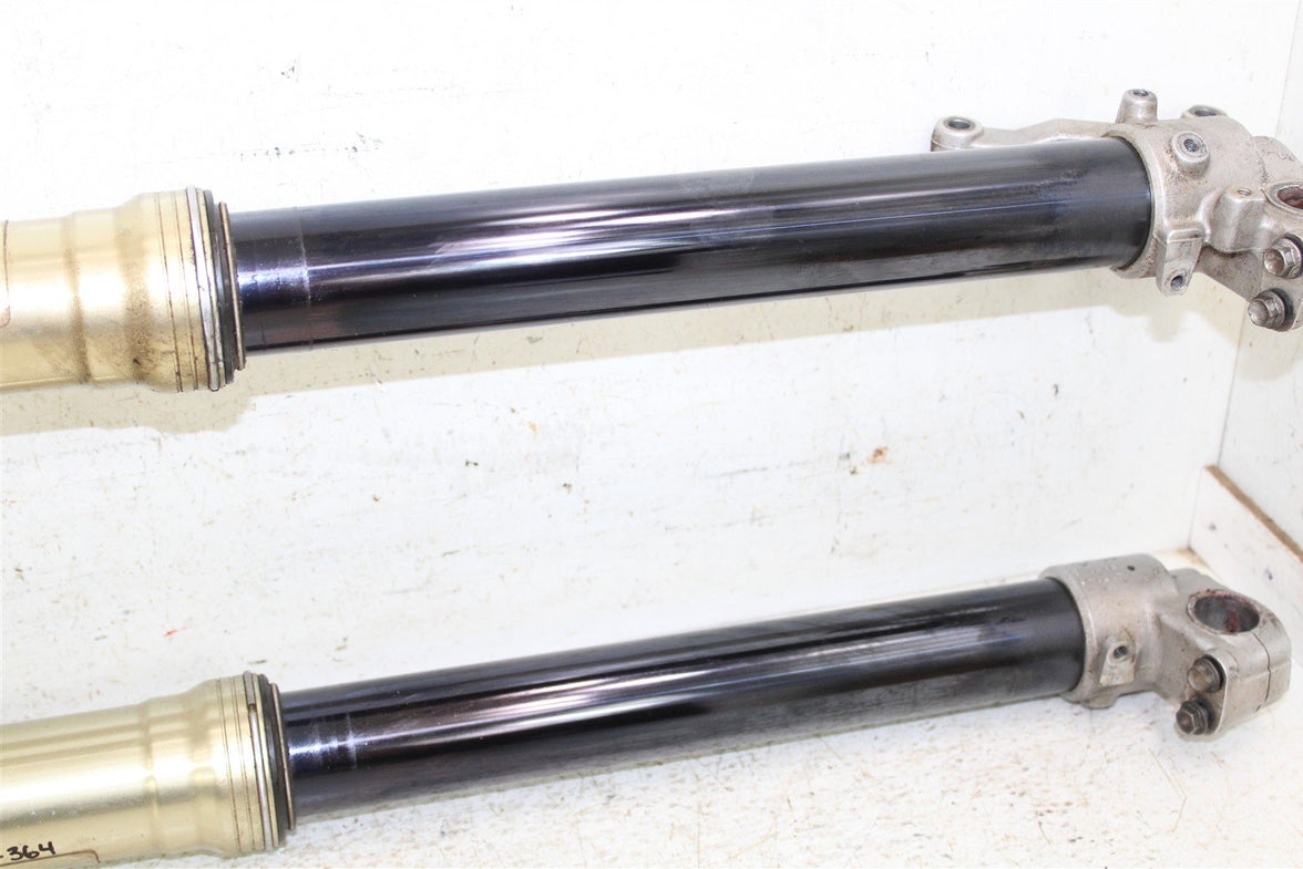 2009 Kawasaki KX 250F Fork Tubes Front Suspension Triple Clamps 27039