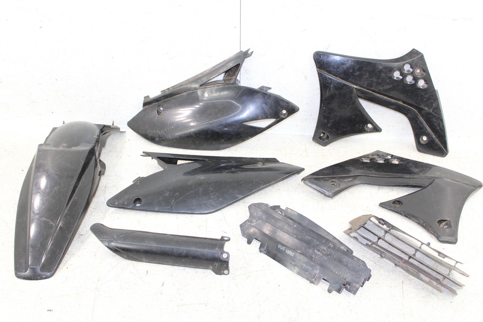 2009 Kawasaki KX 250F Fender Set Rear Number Plates Tank Shrouds 27039