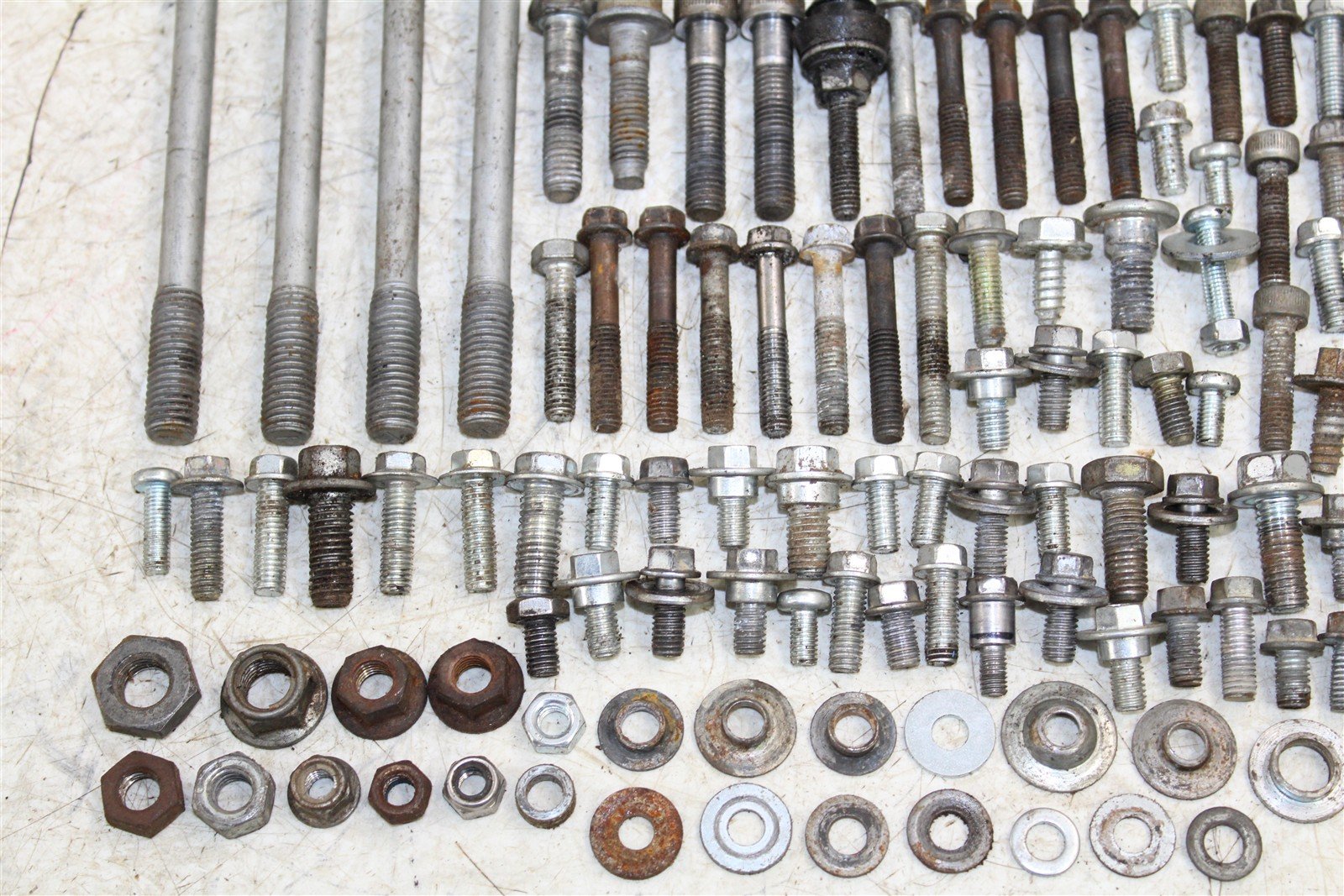 2009 Kawasaki KX 250F Chassis Bolt Kit Hardware Bracket Hose 27039