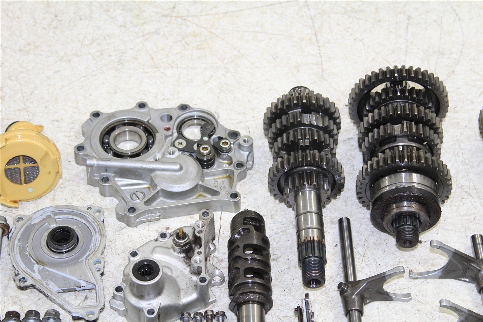 2007 Kawasaki Ninja 650R Transmission Gears Shaft Shift Drum READ DESCRIPT 27040
