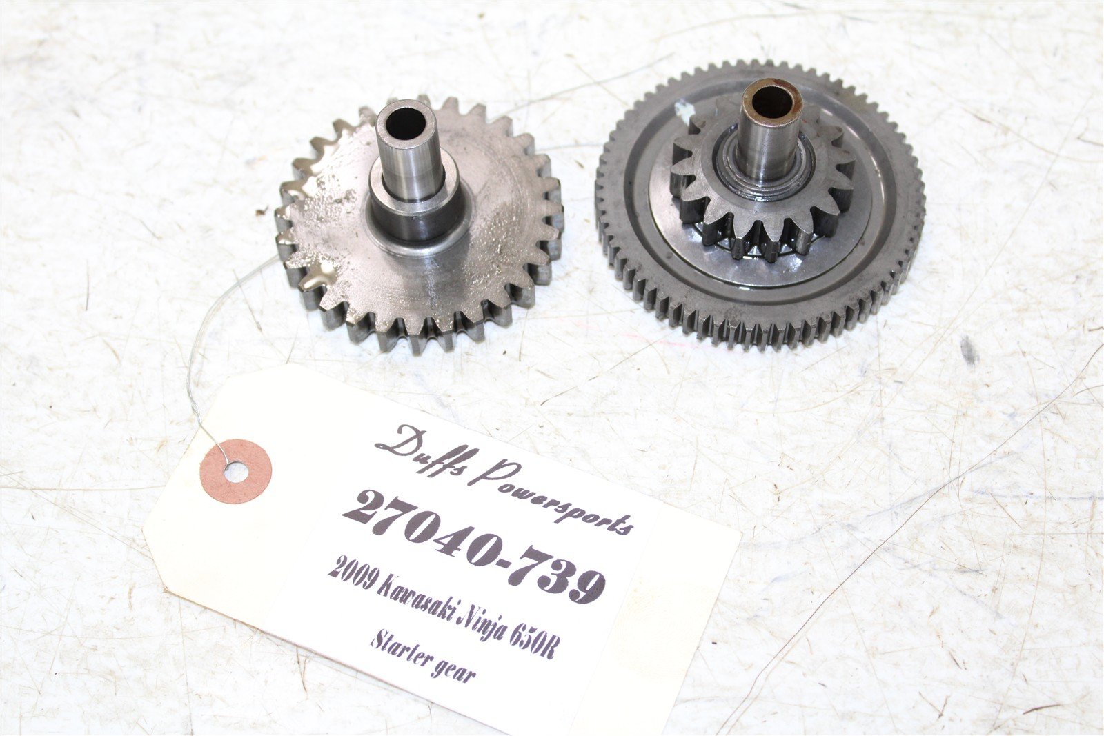 2007 Kawasaki Ninja 650R Starter Motor Limiter Reduction Gears 27040