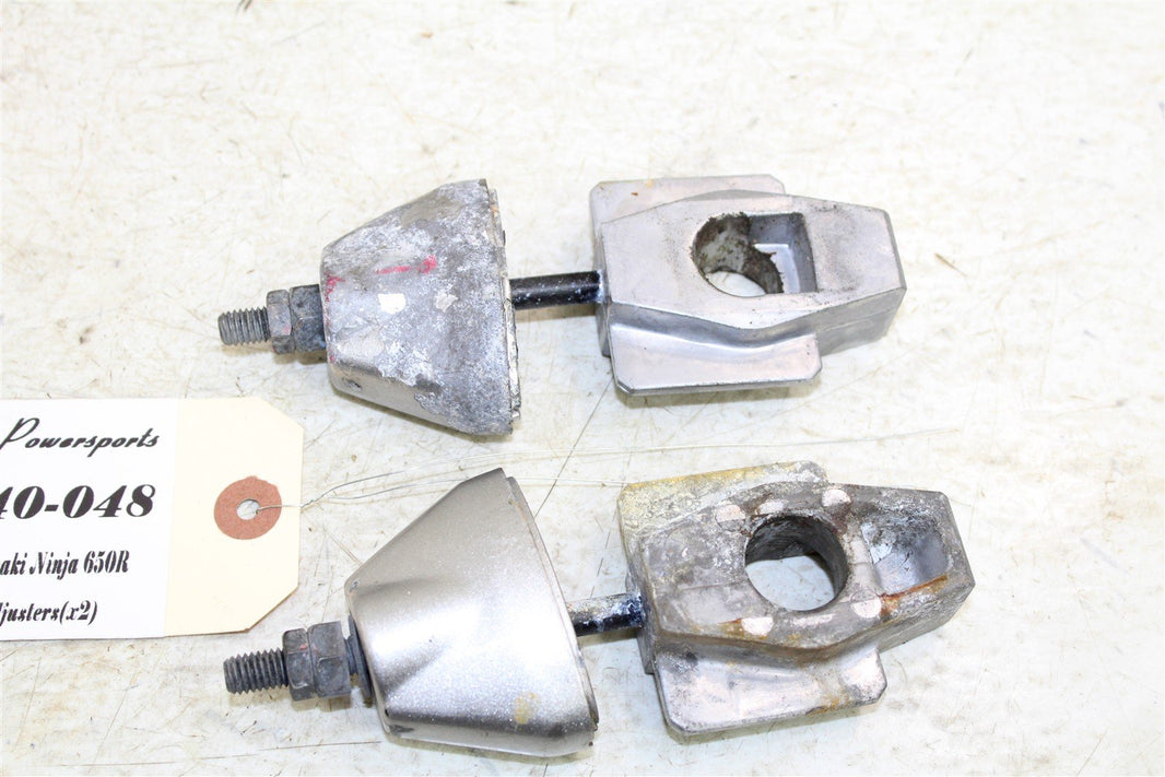 2009 Kawasaki Ninja 650R Rear Chain Adjusters 27040