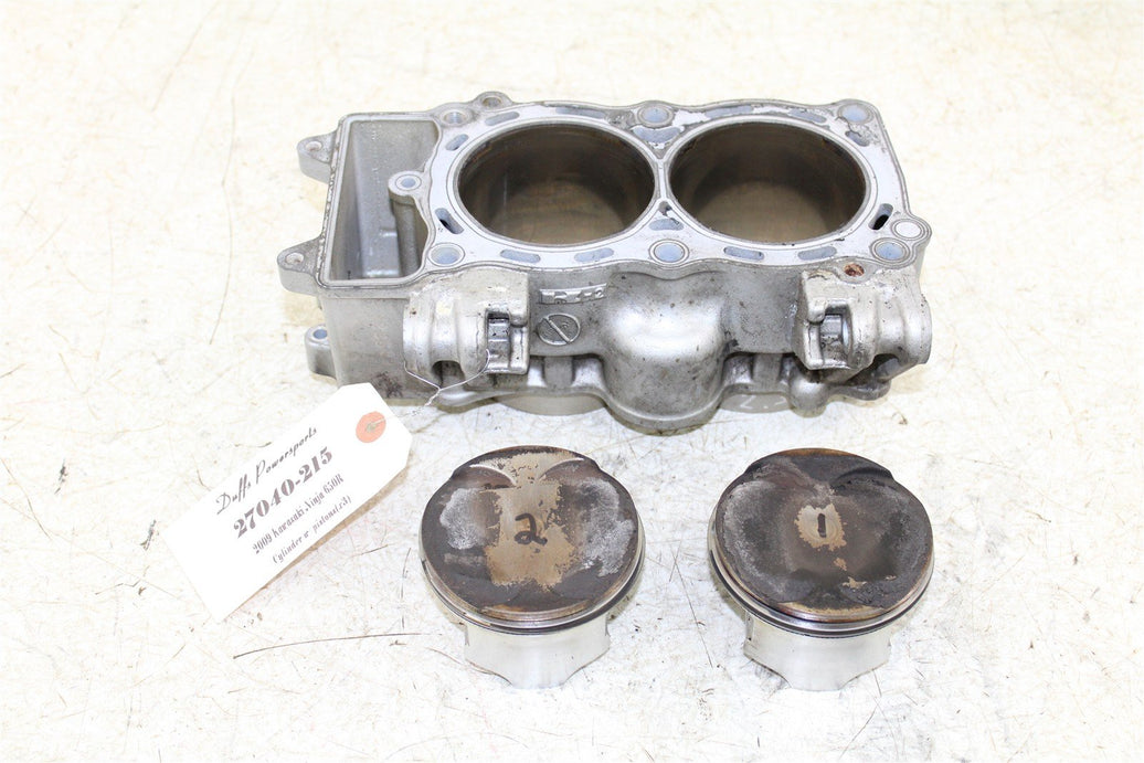 2007 Kawasaki Ninja 650R Cylinder Jug w/ Pistons 27040