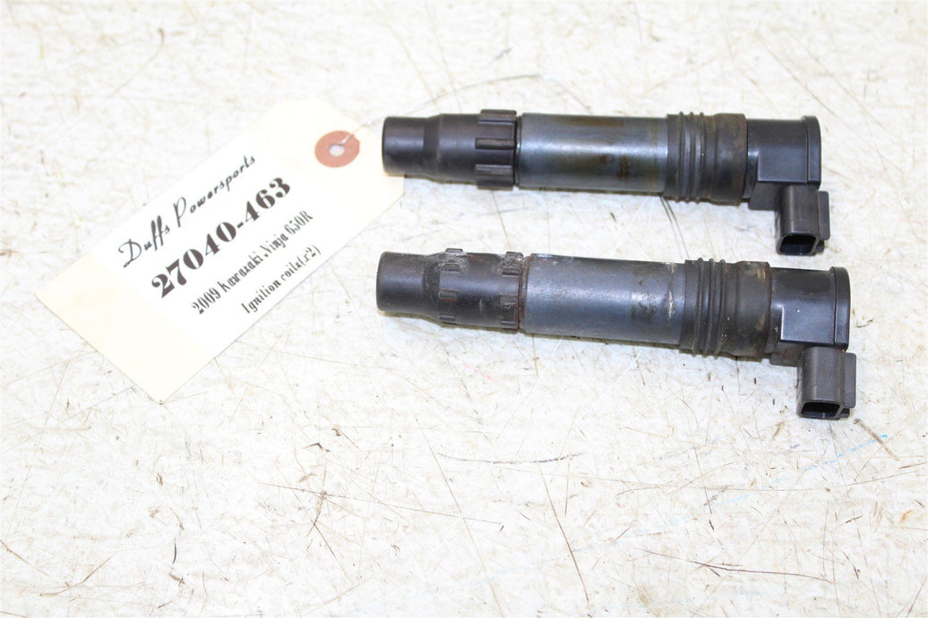2009 Kawasaki Ninja 650R Ignition Coils Spark Plug Boots 27040