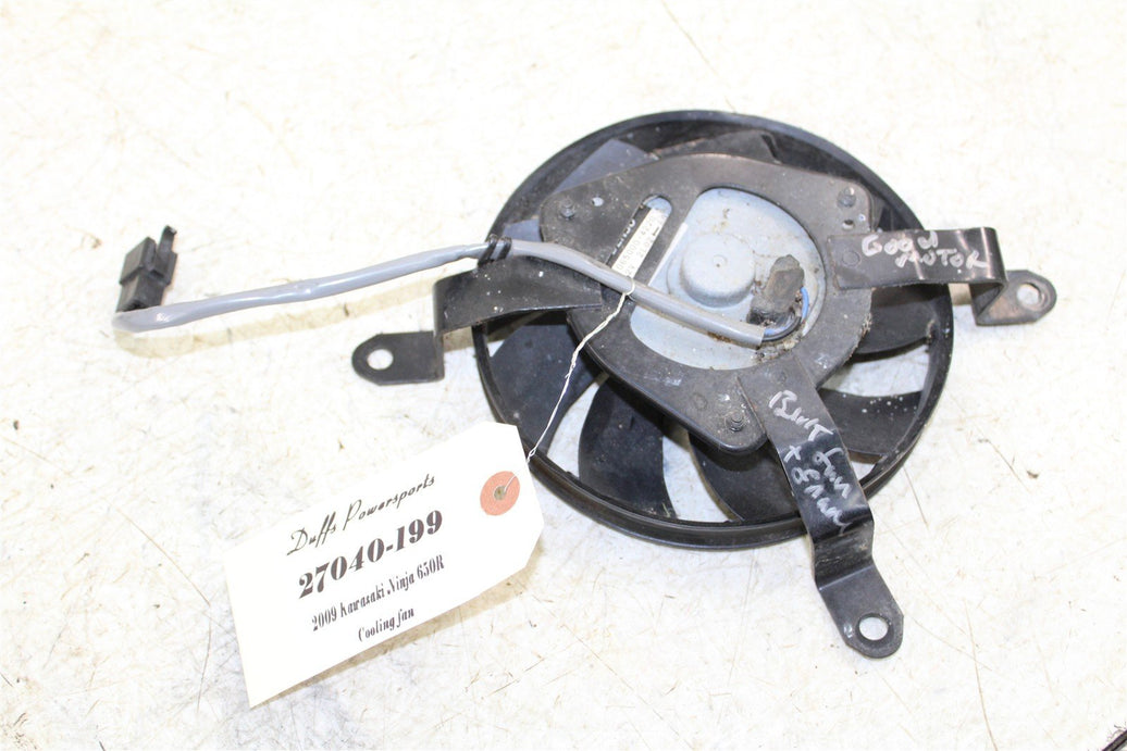 2009 Kawasaki Ninja 650R Radiator Cooling Fan 27040