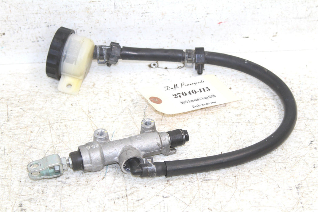 2009 Kawasaki Ninja 650R Rear Brake Master Cylinder Reservoir 27040