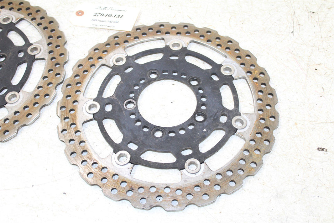 2009 Kawasaki Ninja 650R Front Brake Rotors Discs 27040