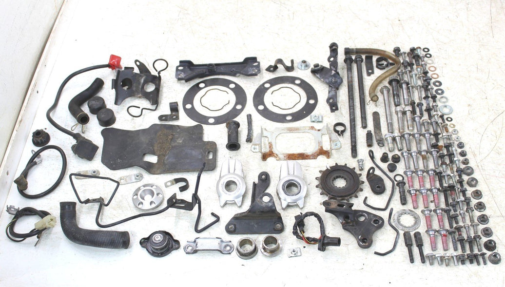 2009 Kawasaki Ninja 650R Chassis Bolt Kit Hardware Bracket Wire Hose 27040