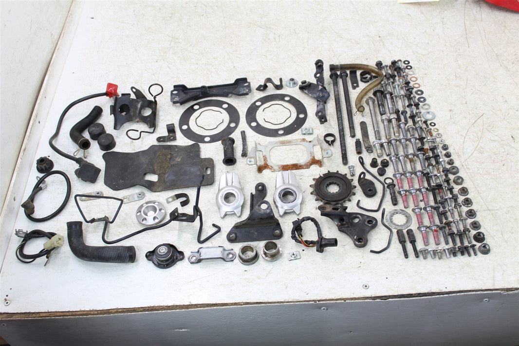2009 Kawasaki Ninja 650R Chassis Bolt Kit Hardware Bracket Wire Hose 27040