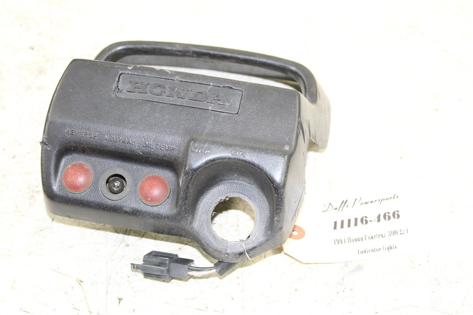 1994 Honda Fourtrax 300 2x4 Indicator Lights Neutral Reverse Light 11116