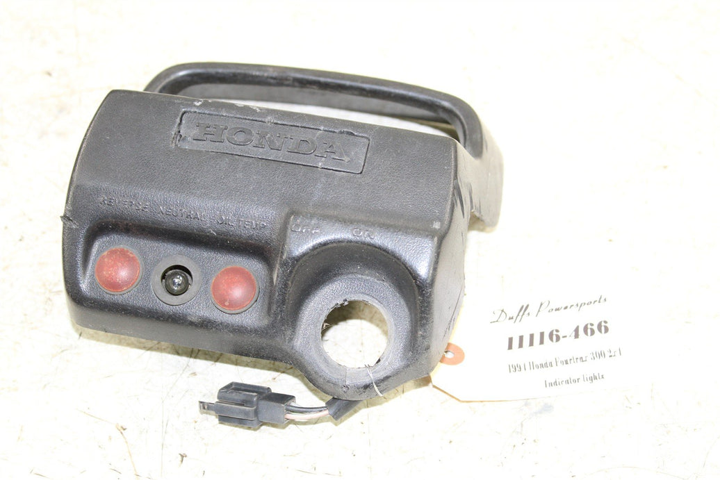 1994 Honda Fourtrax 300 2x4 Indicator Lights Neutral Reverse Light 11116