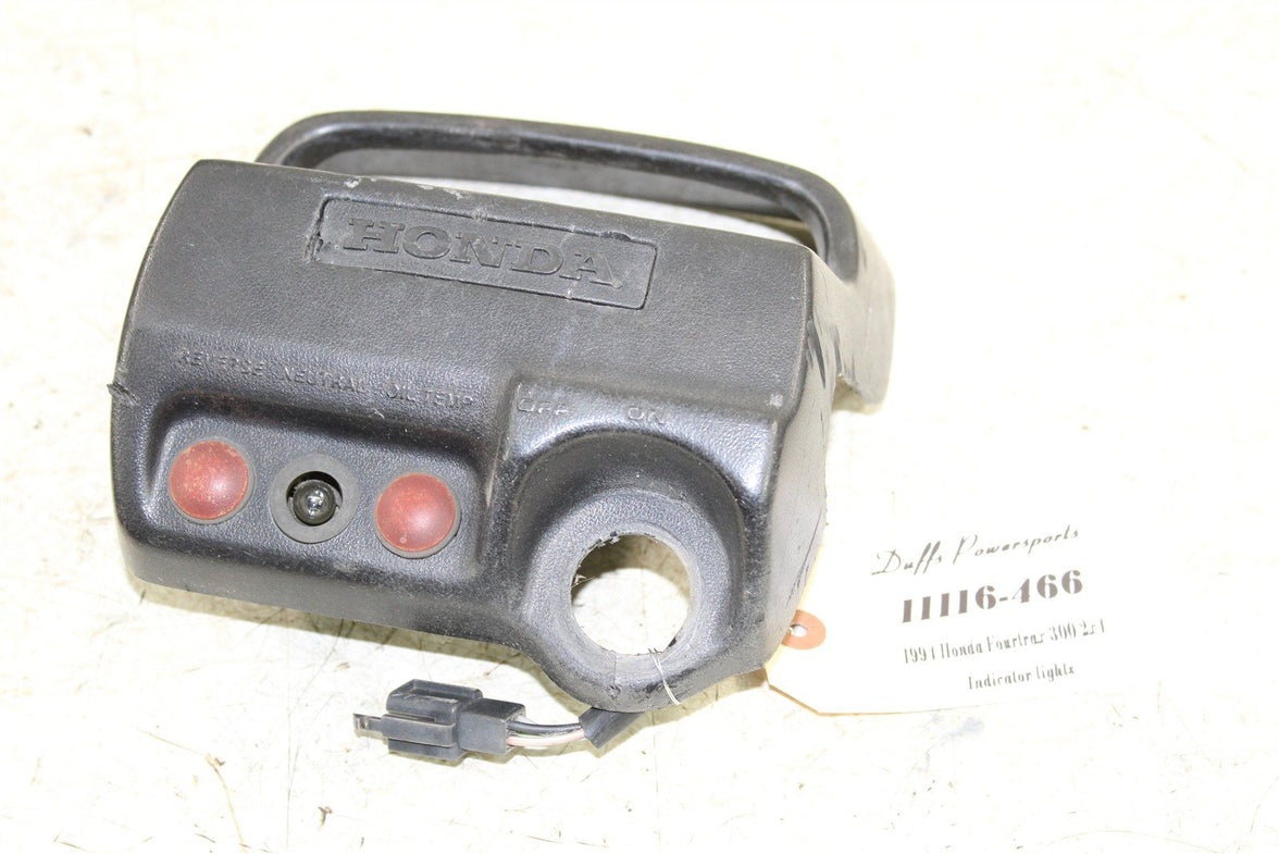 1994 Honda Fourtrax 300 2x4 Indicator Lights Neutral Reverse Light 11116
