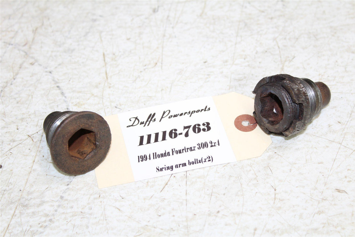 1994 Honda Fourtrax 300 2x4 Swingarm Pivot Bolts Swing Arm Nut 11116