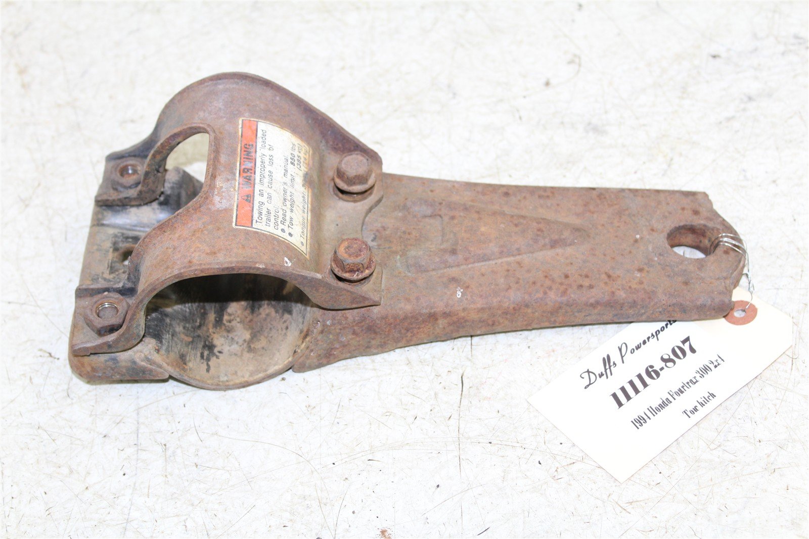 1994 Honda Fourtrax 300 2x4 Tow Hitch Mount Receiver 11116