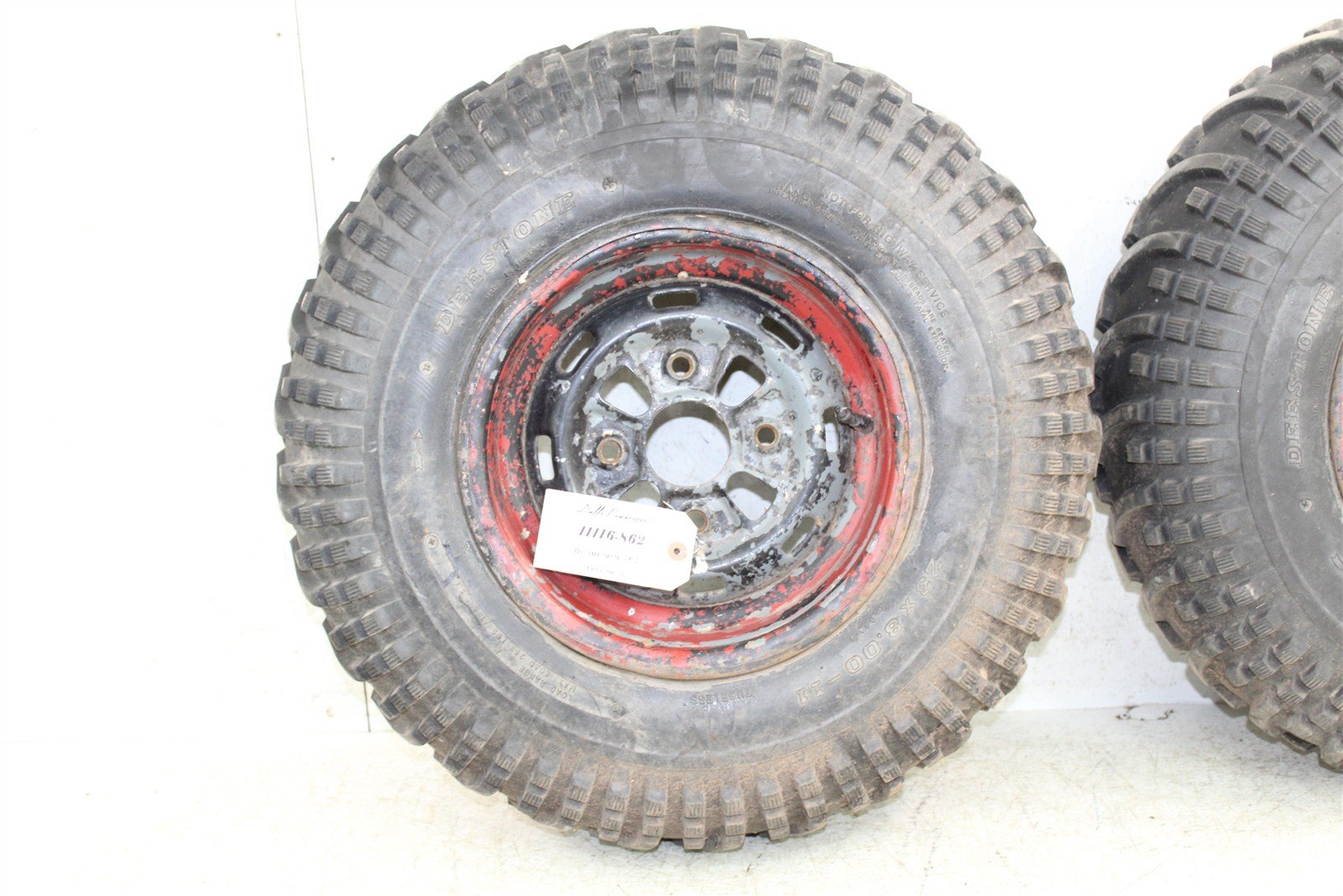 1994 Honda Fourtrax 300 2x4 Front Wheel Set Rims 11116