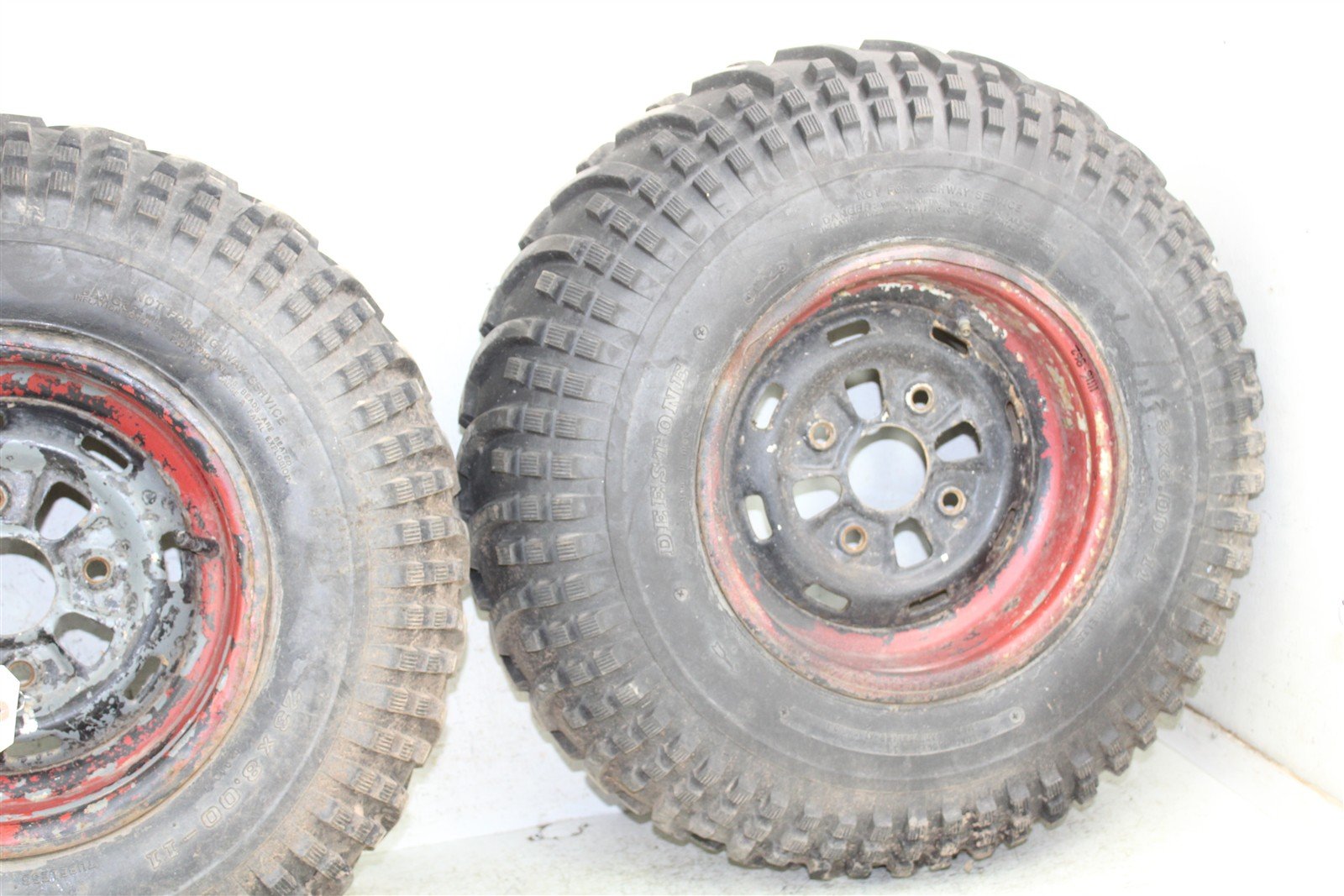 1994 Honda Fourtrax 300 2x4 Front Wheel Set Rims 11116