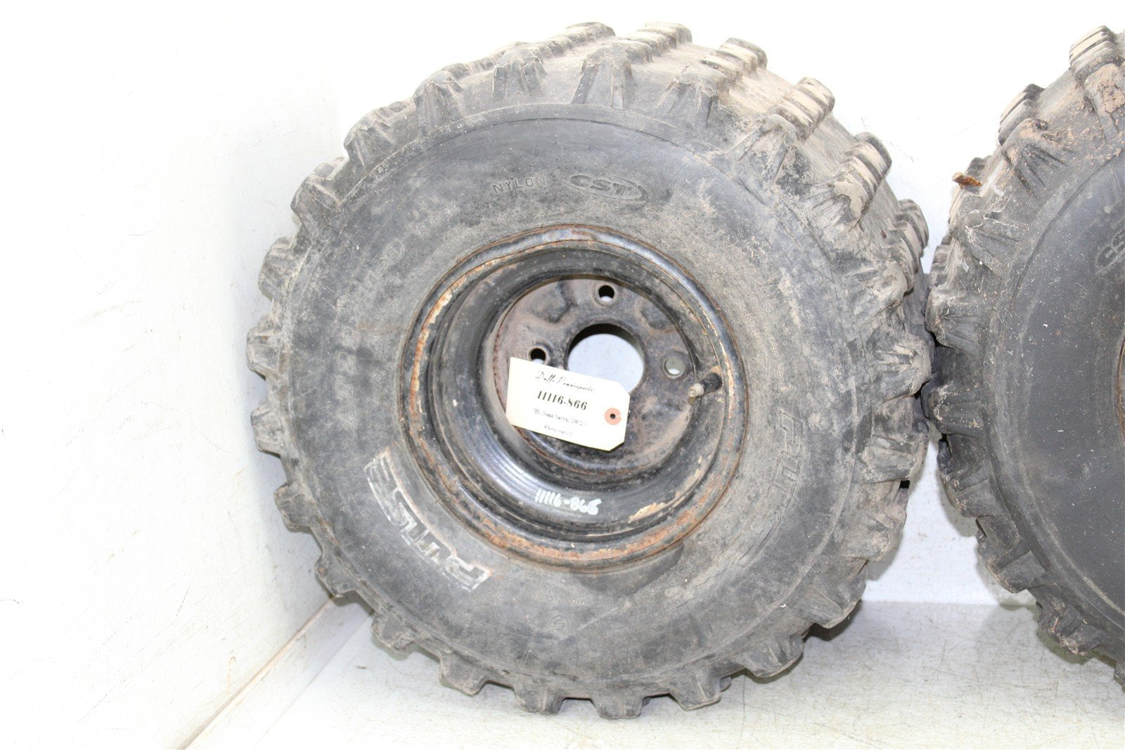 1994 Honda Fourtrax 300 2x4 Rear Wheel Set Rims 11116