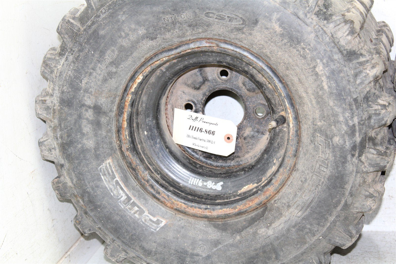 1994 Honda Fourtrax 300 2x4 Rear Wheel Set Rims 11116