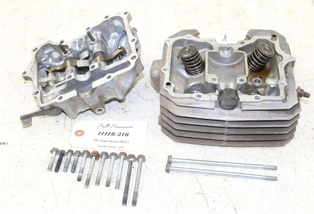 1994 Honda Fourtrax 300 2x4 Cylinder Head Valve Cover Intake Exhaust 11116