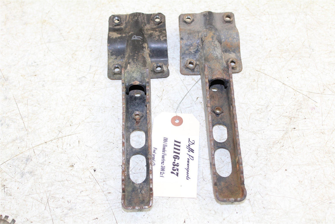 1994 Honda Fourtrax 300 2x4 Foot Pegs Rests Set Left Right 11116