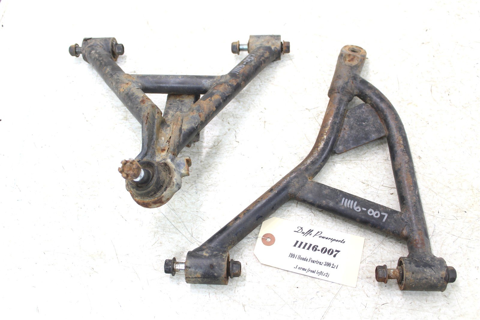 1994 Honda Fourtrax 300 2x4 Front Left Control A Arms Upper Lower 11116
