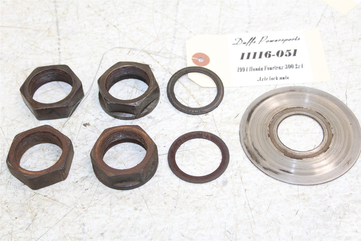 1994 Honda Fourtrax 300 2x4 Rear Axle Lock Nuts 11116