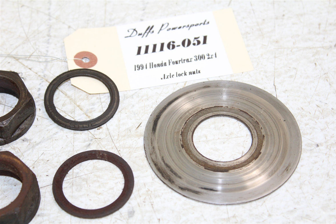 1994 Honda Fourtrax 300 2x4 Rear Axle Lock Nuts 11116
