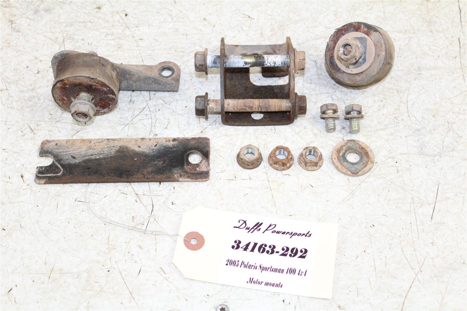 2005 Polaris Sportsman 400 4x4 Engine Isolator Mounts Motor Brackets 34163