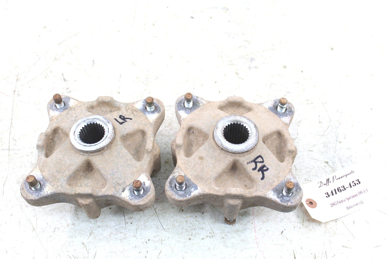 2005 Polaris Sportsman 400 4x4 Rear Hubs Wheel Mounts 34163