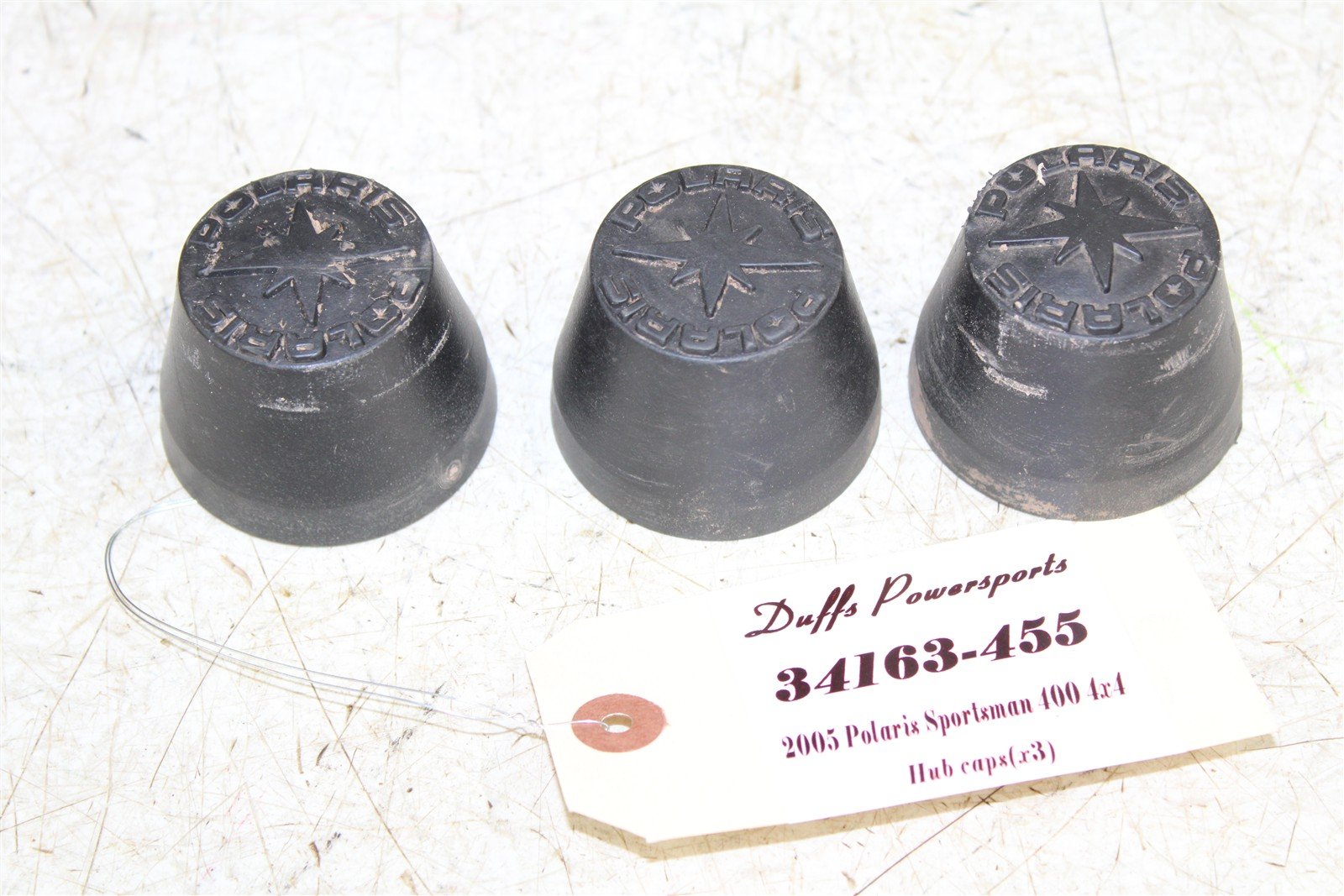 2005 Polaris Sportsman 400 4x4 Hub Caps Front Rear 34163
