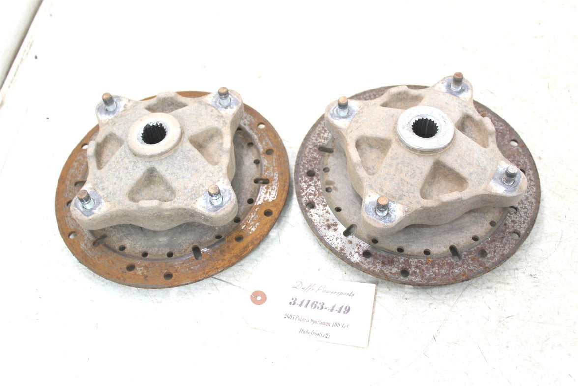 2005 Polaris Sportsman 400 4x4 Front Hubs Brake Rotors 34163