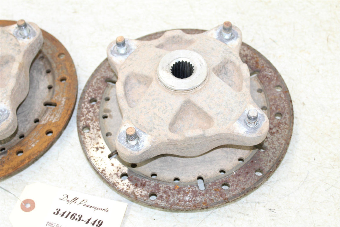 2005 Polaris Sportsman 400 4x4 Front Hubs Brake Rotors 34163