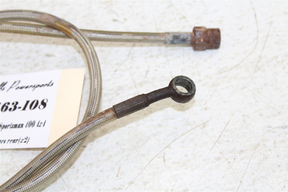 2005 Polaris Sportsman 400 4x4 Rear Brake Hoses Lines 34163