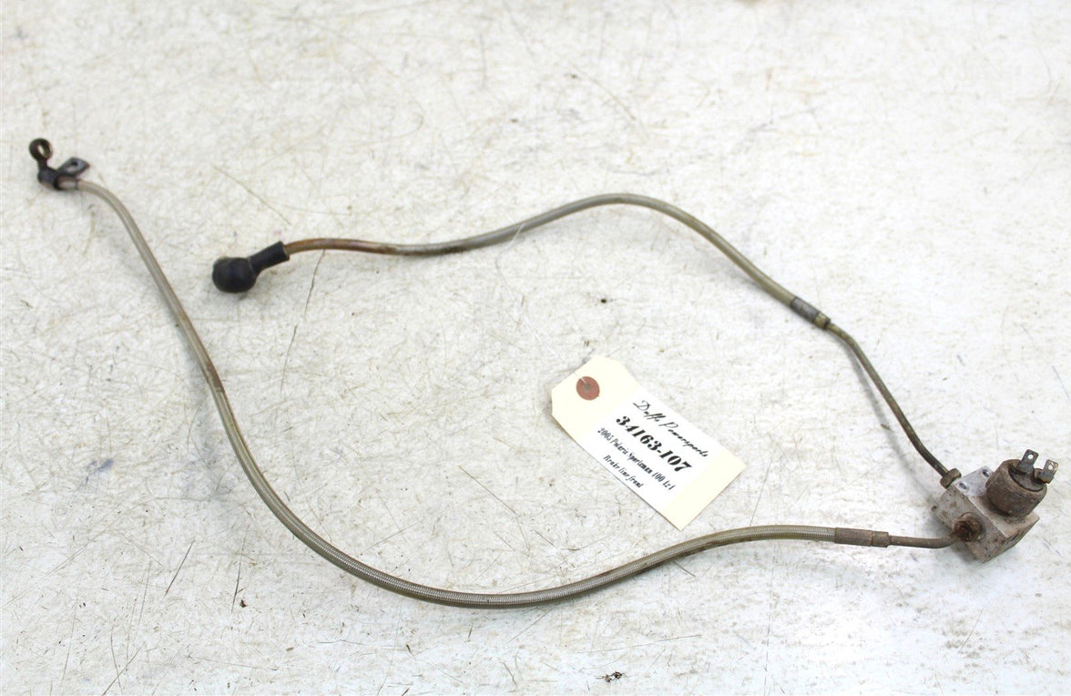 2005 Polaris Sportsman 400 4x4 Front Brake Hose Line Upper & Lower Right 34163