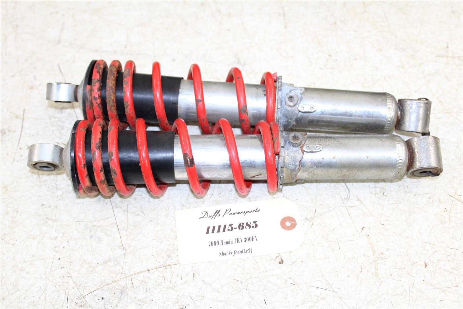 2000 Honda TRX 300EX Front Shocks Spring Absorber Left Right 11115