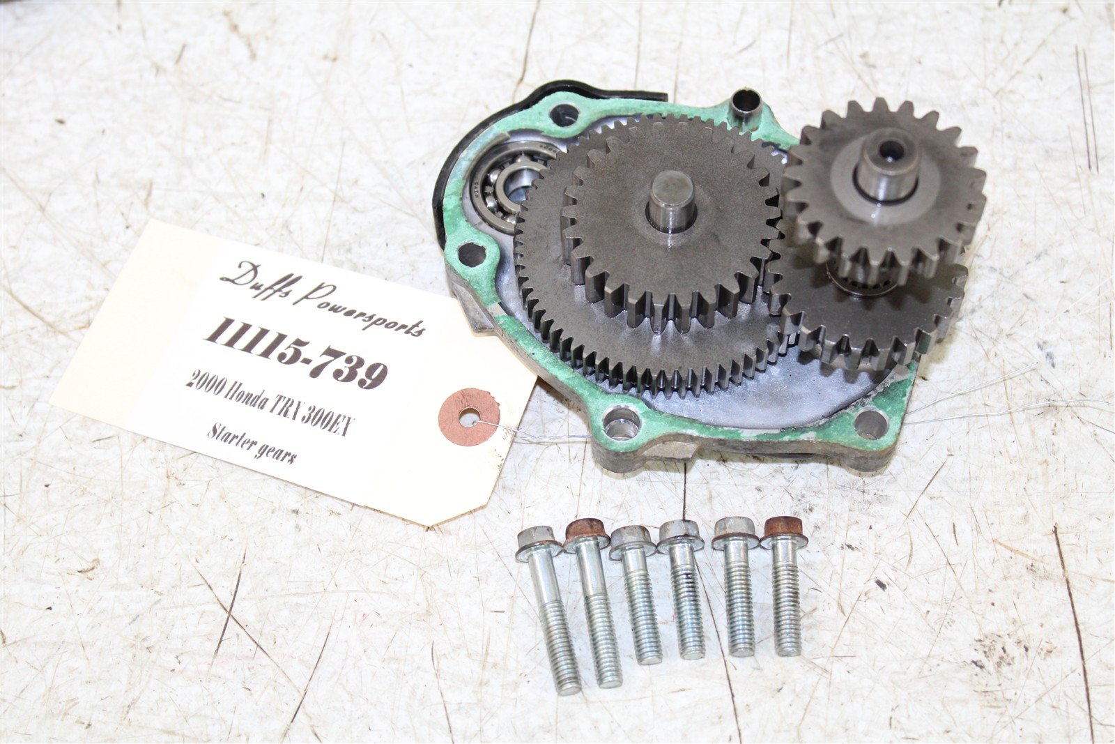 2000 Honda TRX 300EX Starter Motor Limiter Reduction Gears 11115